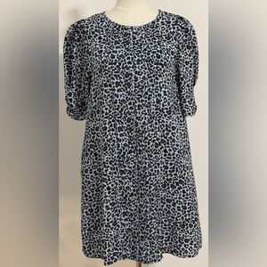 Black and Blue Dress Size Small Animal Print Umgee SKU 14